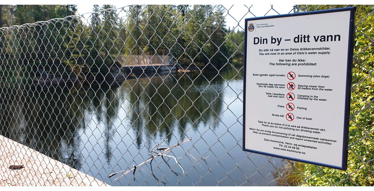 Figure 4.10 Signage and fencing of drinking water sources is an important and sound measure to avoid water contamination.