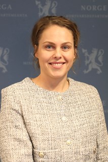 Bildet viser statssekretær i Forsvarsdepartementet, Anne Marie Aanerud