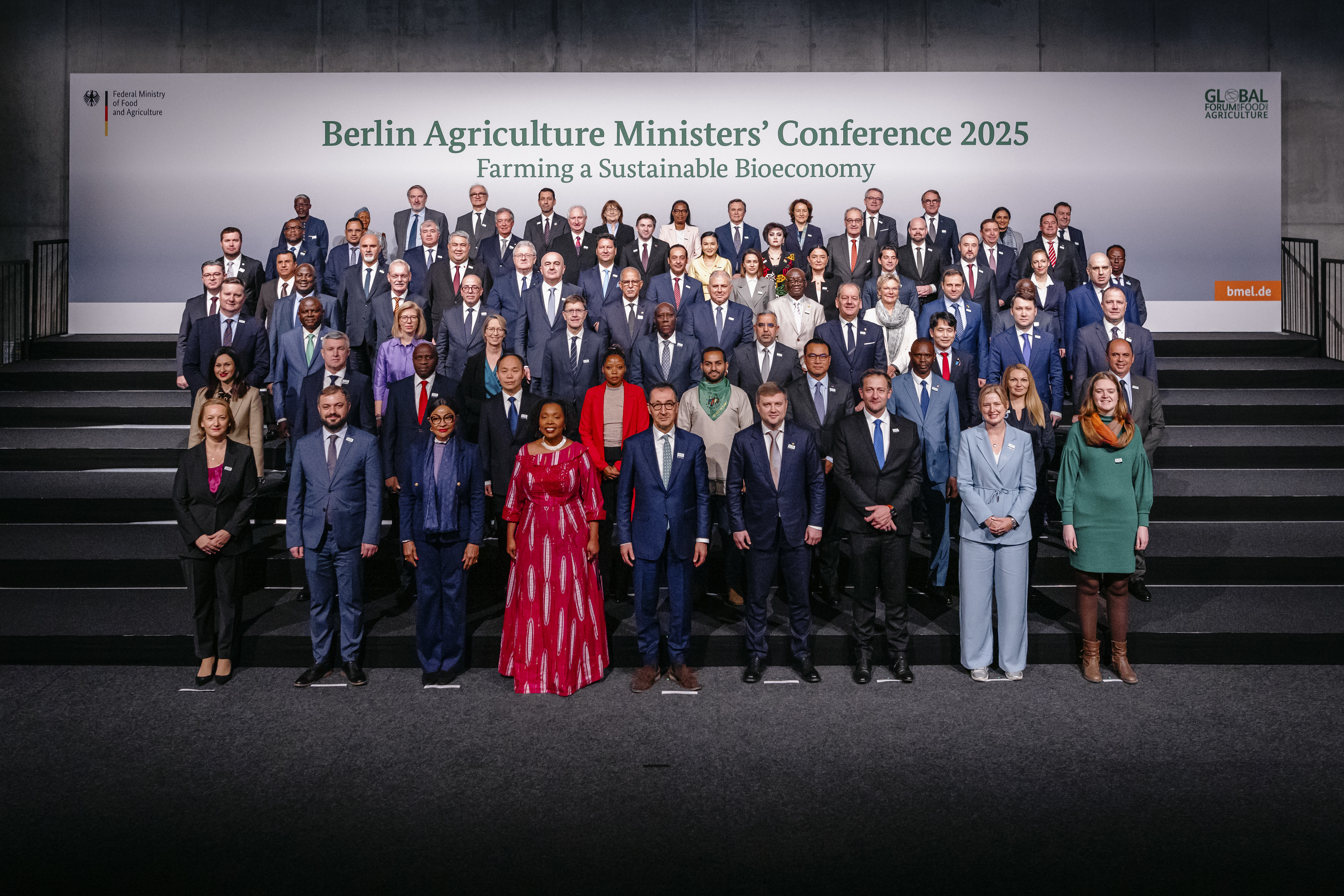 Ministermøte Berlin, felles foto av landbruksministerne.