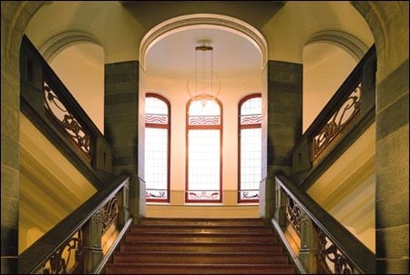 Main Stairs inside the Building