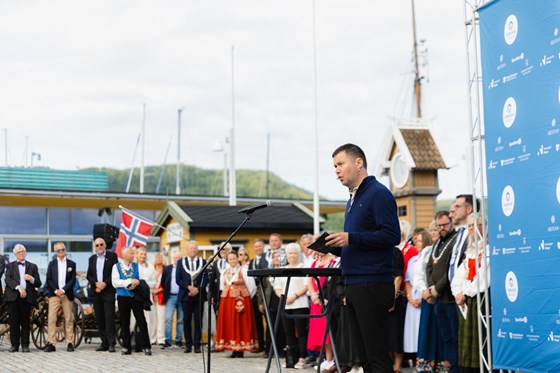 Landbruks- og matministeren åpner Trøndersk matfestival.