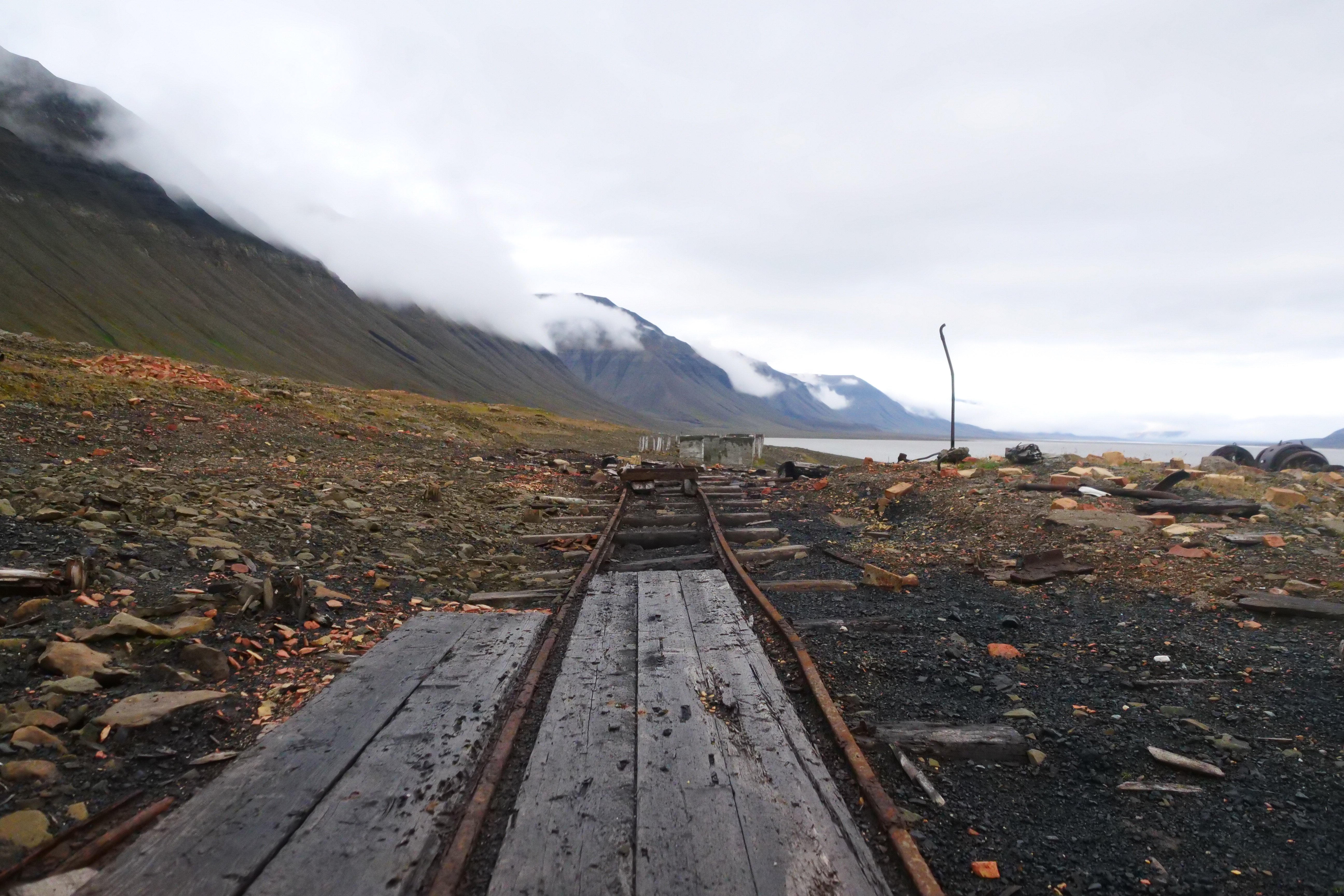 Sveagruva på Svalbard.