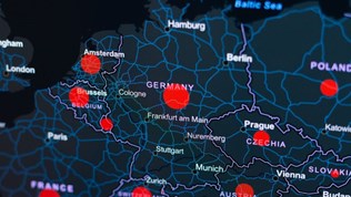 kart over europa