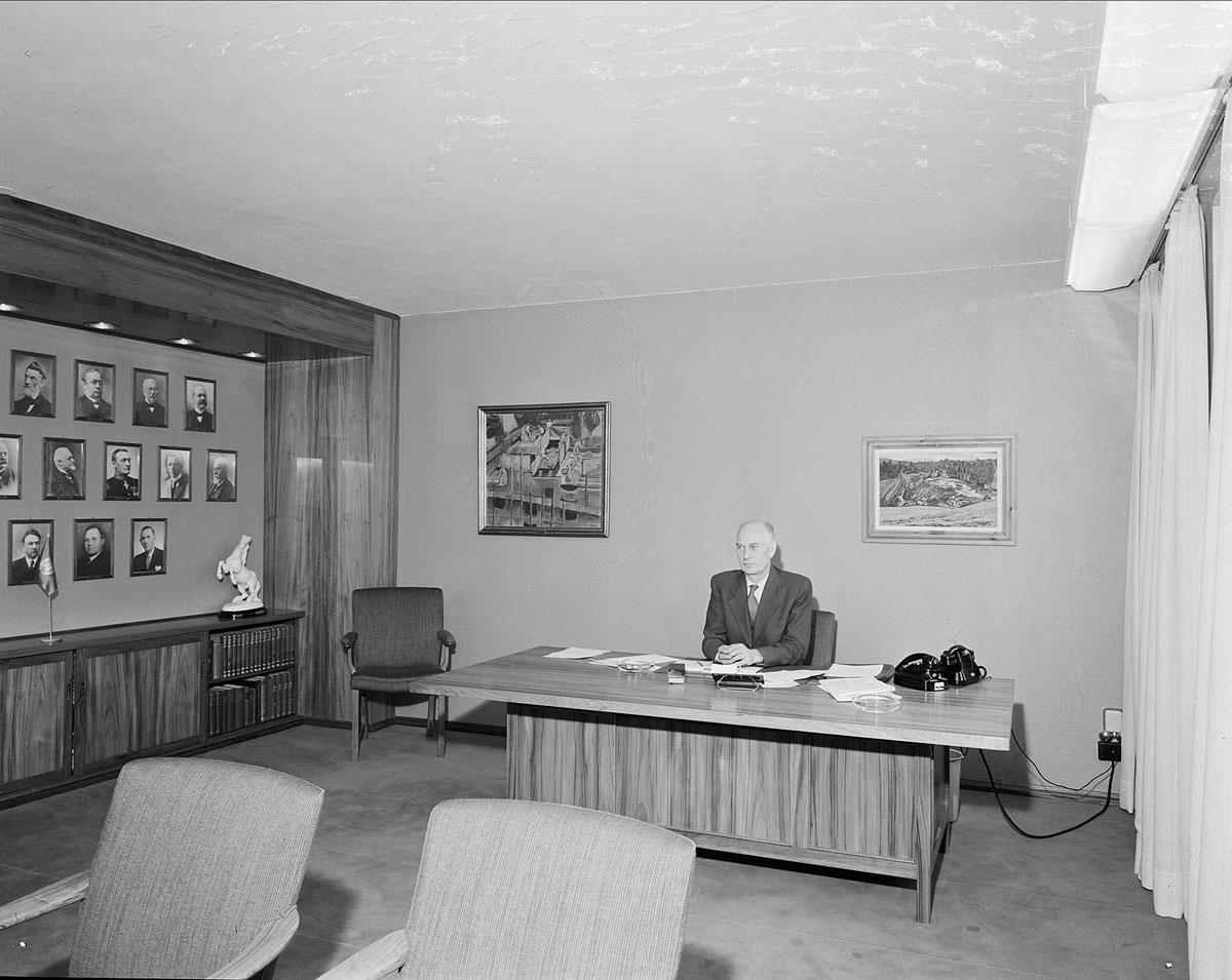 Figur 5.5 Statsminister Einar Gerhardsen i februar 1959.