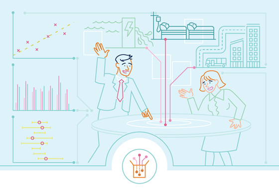 ikon Øke datadelingen og utnytte mulighetene i data og datadreven innovasjon