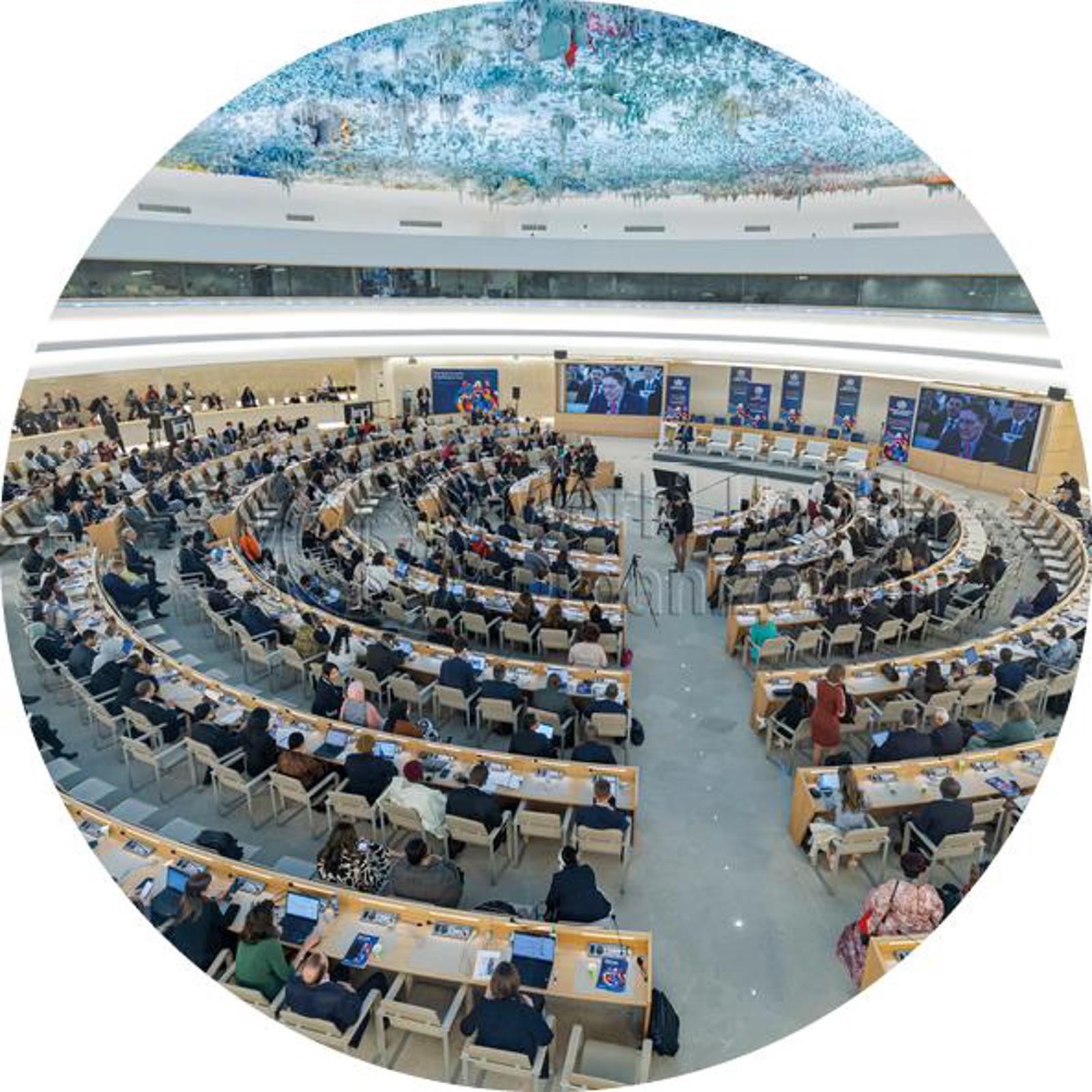 World Health Assembly Meeting in Palais des Nations/the Palace of Nations, © WHO / Antoine Tardy.