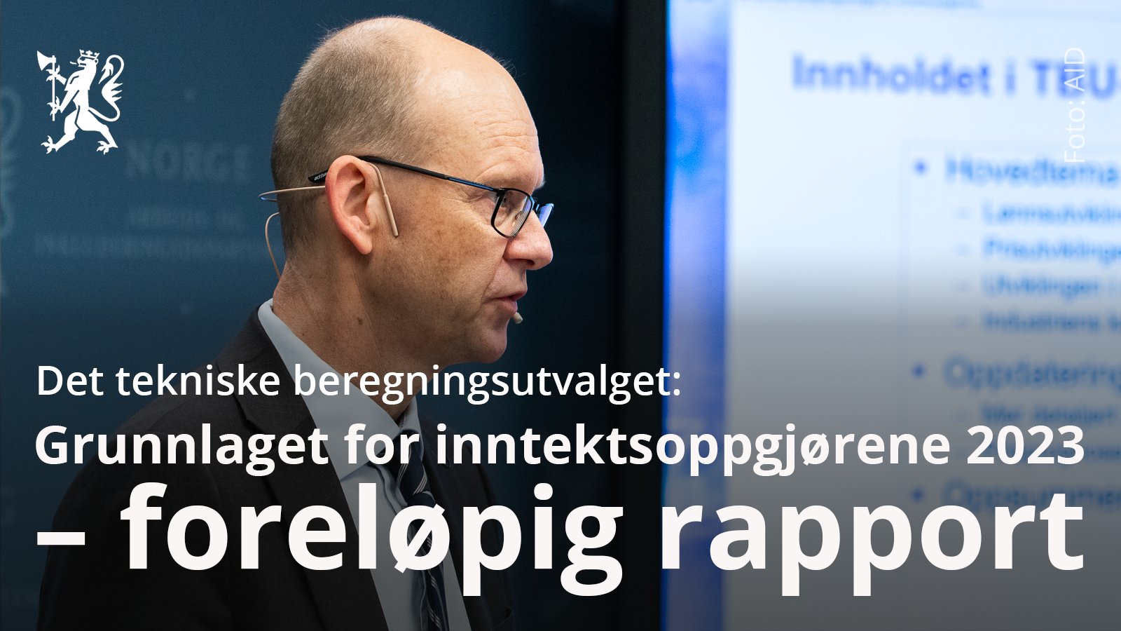 Grunnlaget For Inntektsoppgjørene 2023 – Foreløpig Rapport - Regjeringen.no