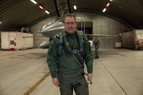 Forsvarsminister Bjørn Arild Gram (Sp)