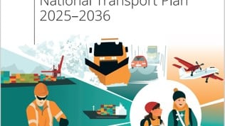 The cover of the National Transport Plan summary