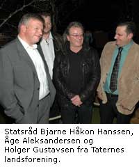 Bjarne Håkon Hanssen, Åge Aleksandersen, Holger Gustavsen