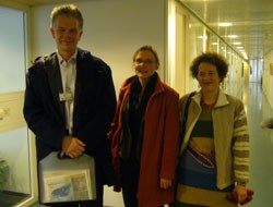 Besøk fra SIFO, 14 feb 07. Fra venstre: Arne Durlsrud, Anne Jervell og Ingunn Klepp