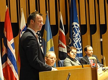 Statssekretær Roger Ingebrigtsen i Bosnia og Herzegovina. - Foto: Norges ambassade
