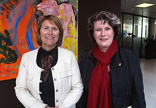Defence Minister Grete Faremo and Denmark’s Defence Minister Gitte Lillelund Bech. Photo: Norwegian Ministry of Defence
