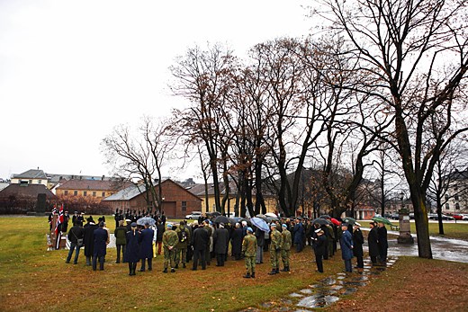 Minnestund, Akershus festning. Foto: FMS.