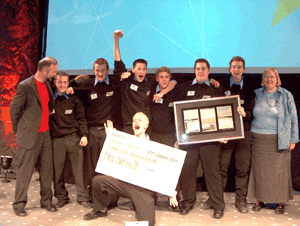 The winners of the Norwegian National Company Competition