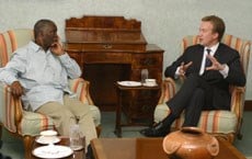 President Thabo Mbeki og Børge Brende