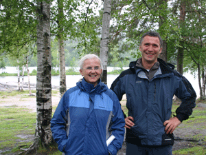 Statsminister Jens Stoltenberg og miljøvernminister Helen Bjørnøy. Foto: SMK