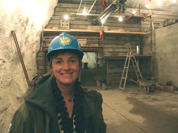 Svalbard Global Seed Vault: Project manager Grethe-Helene Evjen. Photo: Mari Tefre, Global Crop Diversity