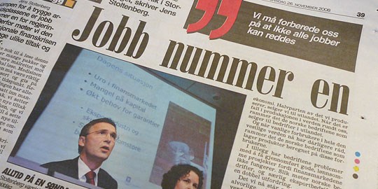 Statsministerens kronikk i VG 26. november