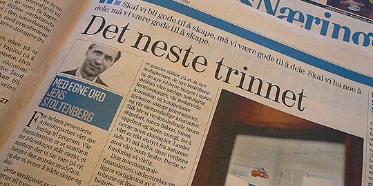 Statsministerens kronikk i DN 7. februar