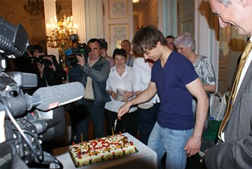 Alexander Rybak 23 år. Foto: Arnstein Semb Røren/Ambassaden i Moskva