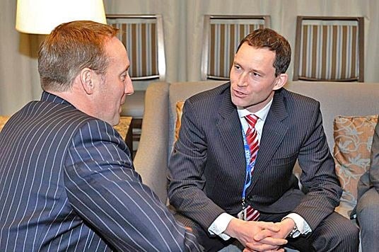 Canadas forsvarsminister Peter MacKay og statssekretær Eirik Øwre Thorshaug